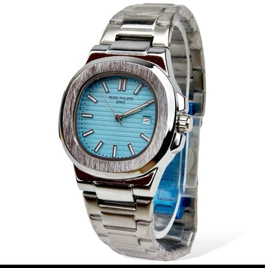 Patek Philippe Geneve Men's Watch ⌚ | Premium Stainless Steel Analog Timepiece (Without Box)