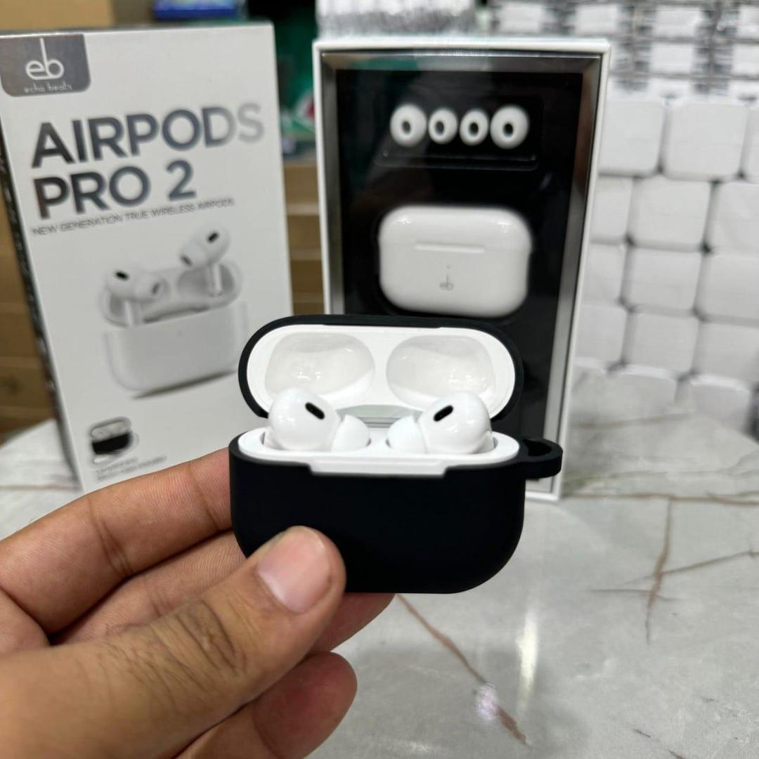 Echo Beat Airpods Pro 02 🎧 | Premium Wireless Earbuds – White 🤍