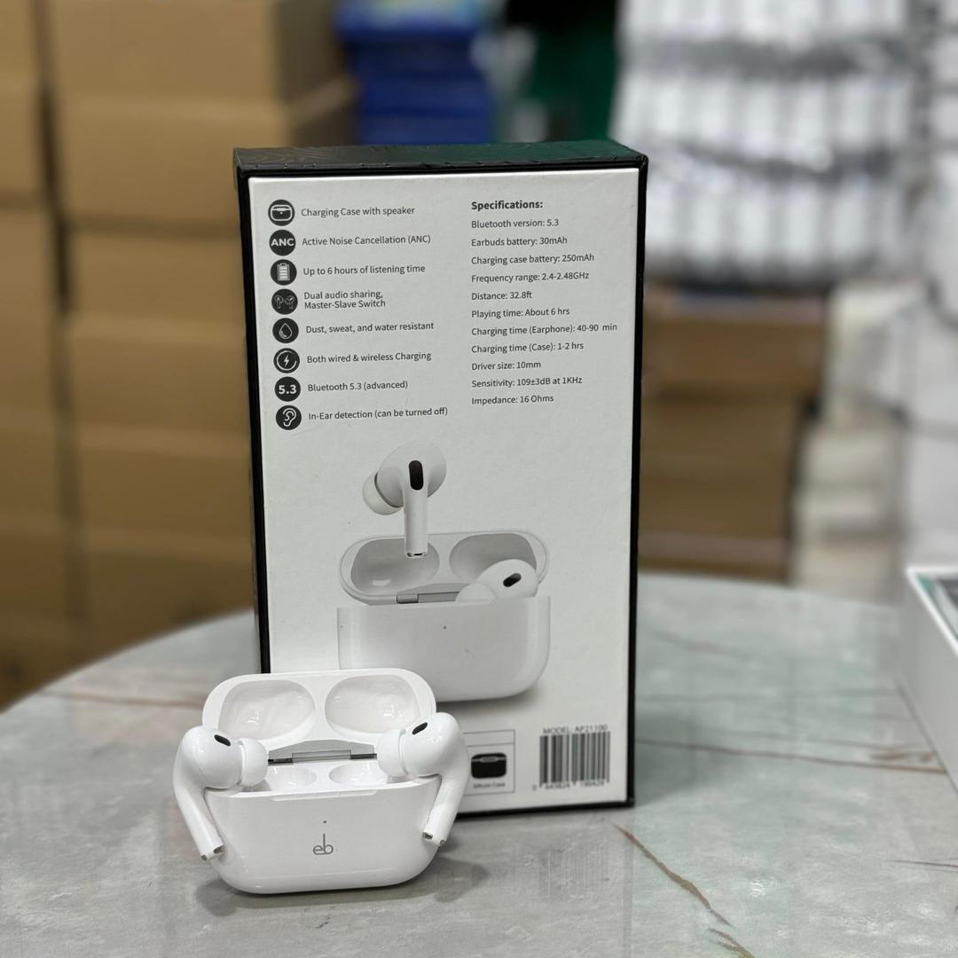 Echo Beat Airpods Pro 02 🎧 | Premium Wireless Earbuds – White 🤍