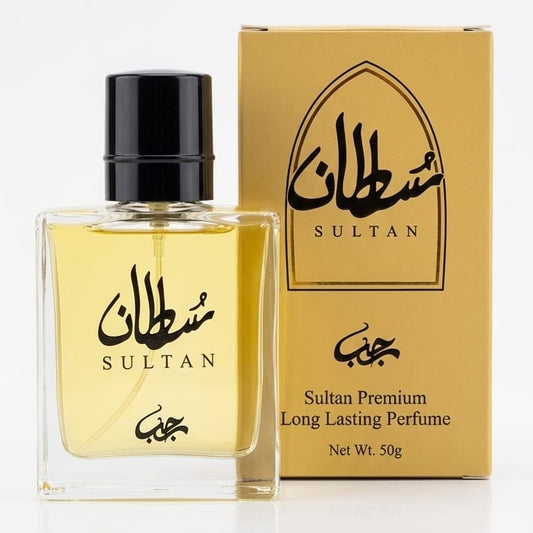 Sultan Premium Perfume 👑✨ | 50g Long-Lasting Fragrance | Bold & Elegant Scent 🔥